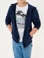 Boys Fleece Pullover Zip Up Hoodie Sweatshirt From Levin. 