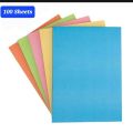 70gsm A4 Size Color Paper 100 Sheets (5 Color). 