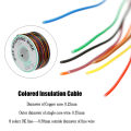 250M 8-Wire Colored Insulated 30-1000 30AWG Wire Wrapping Cable Wrap Reel. 
