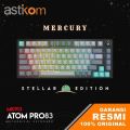 FANTECH MK913 ATOM PRO83 RGB Mechanical Gaming Keyboard Mercury Black & Saturn Grey Layout Red Switch & Blue Switch. 