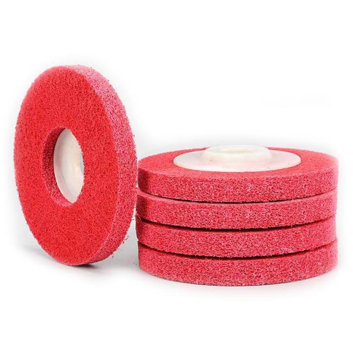 4 inch Nylon Fiber Polishing Wheel Sanding Buffing Disc (5 Pieces)