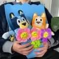 Moose Bluey Bingo Plush Doll Bouquet Fabric Animal Bouquet Children's Gift Valentine's Day Gift Holiday Surprise Eternal Flowers. 