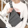 Anti-Theft Men Chest Bag Waterproof Chest Pack Travel Personal Pocket Tactical Male Sling Bag Chest Cross Body Bag Pauch. 