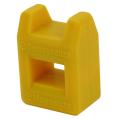 Individual Screwdriver Magnetizer Degaussing Demagnetizer Magnetic Practical Pick Up Tool Color:Yellow.