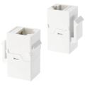 Ethernet Keystone Coupler, 40Pack Cat6 RJ45 Keystone Jack Inline Female Connectors.