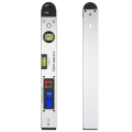 1 PCS 0-225° Digital Protractor Angle Finder Gauge Meter Electronic Goniometer Aluminum Alloy Horizontal Vertical Angle Level Test Ruler.