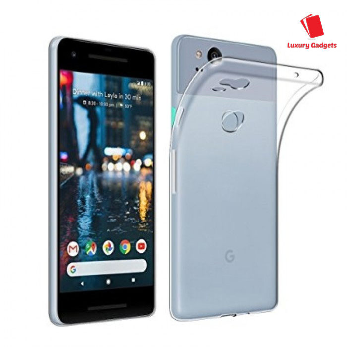 Transparent TPU Cases For Pixel 2 Flexible Rubber Material Shockproof Ultra Thin Lightweight Slim Crystal Clear TPU Phone Cases Phone Back Covers