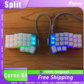 Corne Crkbd V4 Split Keyboard Kit Custom Hot Swap Wired Single-mode VIA Keyboard Kit Ergonomics Programmable Keyboard Kit Gift.