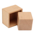 Wood Box and Block Toys, Educational Baby Wooden Square Box Toys Promote Independence for Toddlers. 