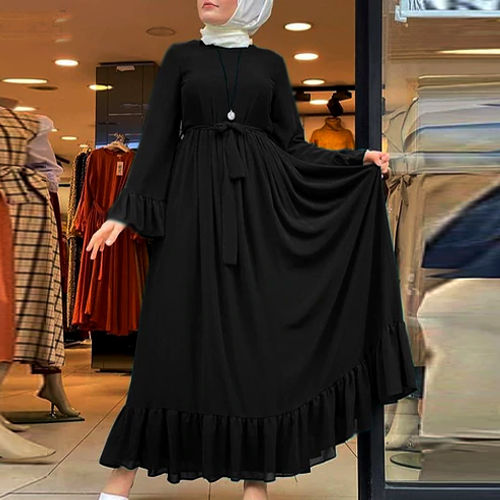 Women Casual Hijab Dress | Daraz.com.bd