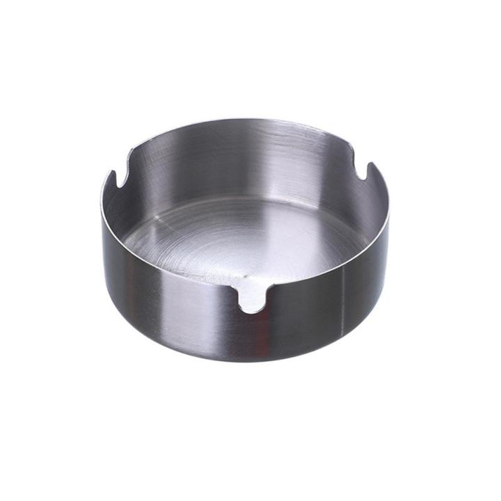 Household Detachable Rotatable Lid 360 Degree Free Rotation Stainless Steel Corrosion Resistance rtable Ashtray