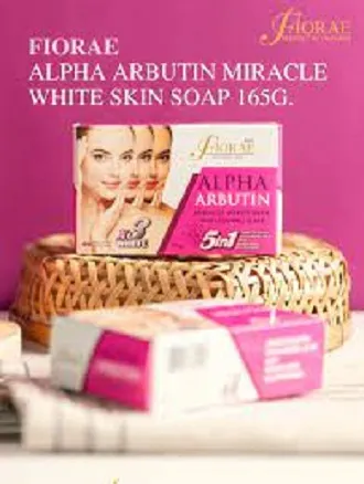 FIORAE%20ALPHA%20ARBUTIN%205%20in%201%20Miracle%20Whitening%20Soap-165%20Gm%20(Thailand)%20-%20Image%203