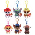 (New)PAW PATROL Dog TY Big Eye Beanie Pluh Action Figure Doll Toy Chae Rocky Zuma kye Cartoon Animal Pluh Doll Children Gift. 