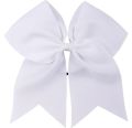 New Large Bows Hair Rope For Girls Solid Polyester Hair Ties Elastic Rubber Children Boutique Bands Kids Hair Accessories Gift.
