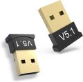 BT 5.1 Wireless Bluetooth Adapter USB Dongle For Desktop Laptop PC Multi Device Bluetooth Audio Receiver Transmitter BT5.1 By Exotic mart. 