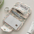 Cute Student Coin Purse Card Simplicity Floral Korean Fashion Wallet Card Holder for Girls Portable Cute Small Storage Bag. 