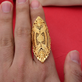 Big Dubai Gold Color Rings For Women Wedding Jewellery Women's Ring For Girls Bridal Wife Gifts African Dubai French. 