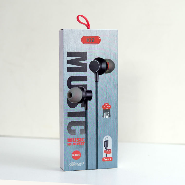 Pix%20KIN%20K-808%20Type-C%20Earphone%20With%20Stereo%20Sound-%20TYPE-C%20Digital%20Decoder%20Chip%20Universal%20Metal%20Direct%20Insert%20IC%20Line%20Control%20with%20Mic%20TPE%20In%20Ear%20Phone%20Earphones-Listening%20To%20Music%20and%20Calling%20Super%20Bass%20Earphone%20-%20Image%207