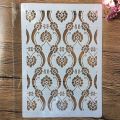 Stencil for Wall & Fashion Painting Template 10in by 8in.. 