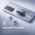 SoundPEATS Capsule 3 Pro Earbuds Futuristic Translucent Bluetooth 5.3 Wireless Earphones LDAC 6 Mic 43dB Hybrid Noise-Cancellation Gaming Mode Up to 8 hours Playtime.