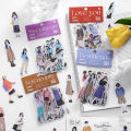 RHS Online 40PCS The Rest of My Life Series Washi Stickers Cartoon Character Album Diary Journal Decorative Scrapbooking DIY Sticker. 