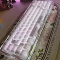 Idobao Semi-transparent Keycaps Frosted Korean Japanese Keycap Set Side Printed Keys for MX Switches for Mechanical Keyboard. 