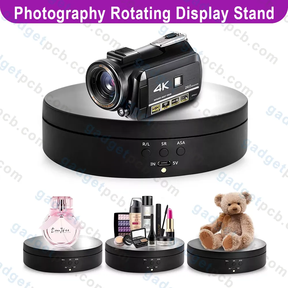 Motorized Rotating Display Stand, 360 Degree Rotating Turntable for ...