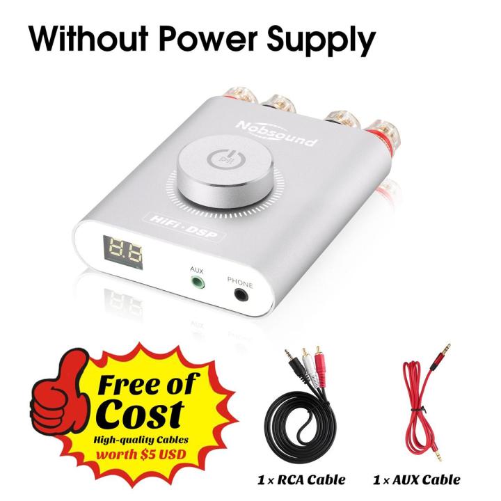 Digital Bluetooth 5.0 Hi-Fi Amplifier Stereo Amplifier 2.0 Channel DSP Power 200W I - Abhir Online