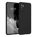 Xiaomi Poco M3 Pro 5G Silicone Matte Flexible Soft Phone Case - Black - Phone Back Cover.