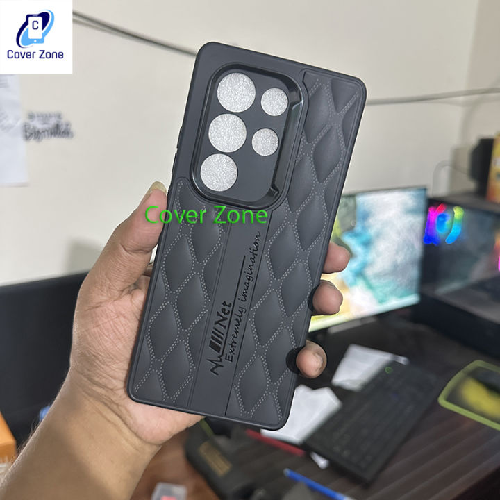 itel S25 Ultra Back Cover Spigen Style NeT Core Armor Case For itel S 25 Ultra Phone Case