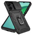 For Xiaomi Redmi 13C Case Slide Lens Protect Shockproof Armor Phone Cases For Xiaomi Redmi 13C 13 C Redmi13C Ring Holder Cover. 