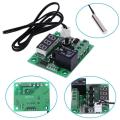 KOGEEK W1209 Blue LED Digital Temperature Controller Board Micro Thermostat Electronic Temp Control 12V DC Sensor Module Switch with One-channel Relay and Waterproof.