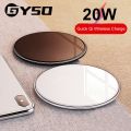 20W Fast Qi Wireless Charger For iPhone 11 Pro X/XS Max XR 8 Plus USB Wireless Charging Pad For Samsung S9 S10 S20 Note 9 8. 