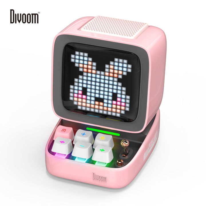 Alarm Clock Pixel Art Bluetooth Speaker Divoom Ditoo-Pro Portable