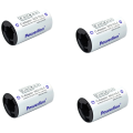 C Size Battery Adapters, AA to C Size Battery Spacer Converter Case Use with AA Battery Cells - 16 Pack.