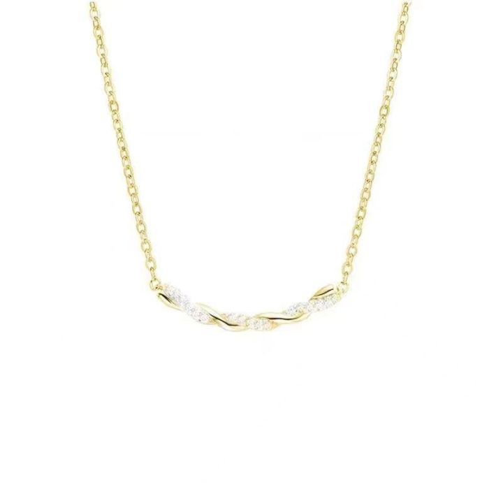 Romme%20Women%20Twist%20Pendant%20Necklace%20Versatile%20Collar%20Chain%20Jewelry%20Gifts%20-%20Image%202