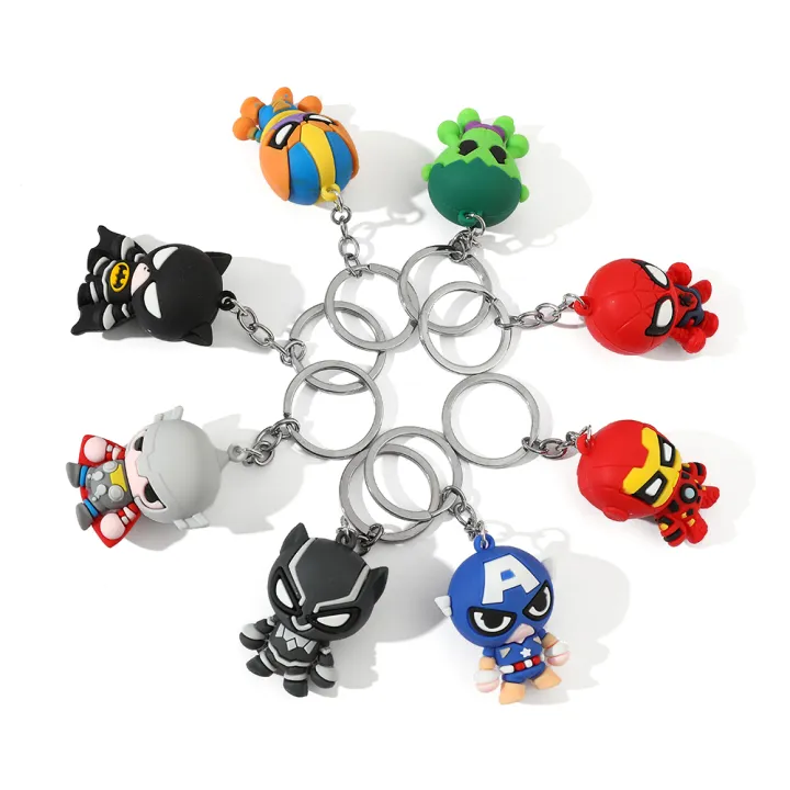 Cute%20Marvel%20Superhero%20The%20Avengers%20Keychains%20Creative%20Pendant%20Key%20Holder%20Fashion%20Accessories%20-%20Image%203