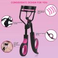 Professional Manual Eyelashes Curling Tweezers Clips Eyelash Curler Protable Women Long Lasting Makeup Eyelash Curler for All Eye Shapes Beauty Makeup Tools. 