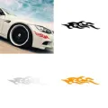 Flame Car Sticker. 