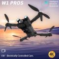 Pro S UAV Drone with 4K Camera, Folding Aerial Photography Drone Brushless Motor Mobile Phone Control Multiple Flight Modes 360° Obstacle Avoidance RC Quadcopter Headless Mode.. 