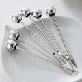 Light Luxury Nordic Bear Fruit Fork Set Stainless Steel Fruit Fork Storage Can Ceramic Cute Bear Fruit Fork Can Fruit Sign. 