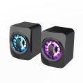 A1 Desktop Computer Usb  Speaker 2.0 Multimedia Desktop Usb Active Laptop Rgb Dazzling Small Speaker. 