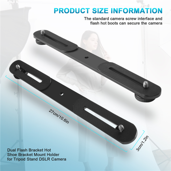 %E3%80%90Hot-Selling%E3%80%91%20Dual%20Flash%20Bracket%20Hot%20Shoe%20Bracket%20Mount%20Holder%20for%20Tripod%20Stand%20DSLR%20Camera%20-%20Image%207