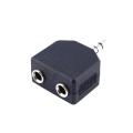 3.5mm 1 to 2 mobile phone music earphone headphone headset audio speakers jack hole splitter plug adapter connector converter 3.5mm. 