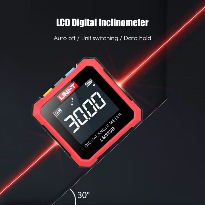KOGEEK%20UNI-T%20LM320B%20Portable%20Inclinometer%20with%20Digital%20Display%204*90%C2%B0%20High%20Precision%20Electric%20Level%20Meter%20Digital%20Protractor%20with%20Absolute%20Measurement%20Relative%20Measurement%20Data%20Hold%20Function%20Two-Way%20%20La-ser%20Inclination%20Box%20-%20Image%209