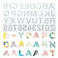 English Alphabet Epoxy Resin Molds Mixed Style Silicone Casting Molds For DIY Jewelry Making Findings Supplies Accessories. 