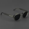 Johnny Depp Polarized Sunglasses Man Round Lemtosh Sun Glasses Woman Luxury Brand Vintage Acetate Frame Night Vision Goggles.