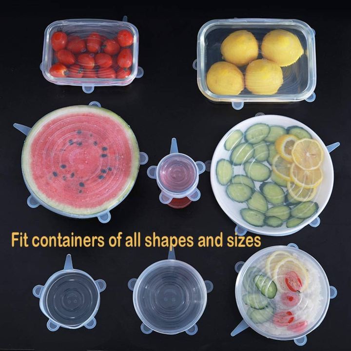 Silicone%20Stretch%20Lids,%20Reusable%20Plastic%20Wrap%20Alternative,%206-Pack%20Eco%20Friendly%20Food%20Storage%20Covers,%20Clear%20Color%20-%20Image%206