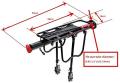 Bicycle Aluminium Mountain Carrier Seat Load 100Kg Bicycle Accessories - সাইকেল - সাইকেল. 