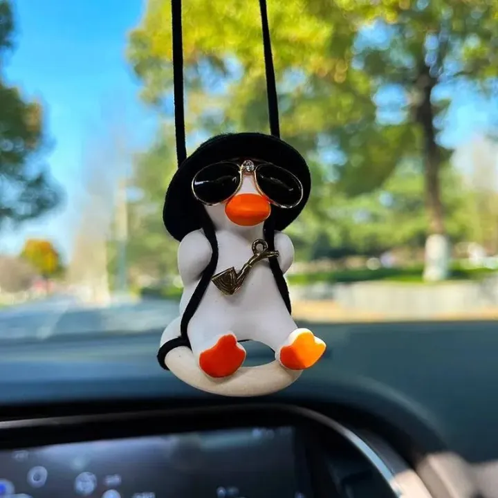 Anime%20Duck%20Car%20Interior%20Decoration%20Cute%20Gypsum%20Swing%20Duck%20With%20Pipe%20Glasses%20Auto%20Rearview%20Mirror%20Pendant%20For%20Car%20Accessories%20-%20Image%206